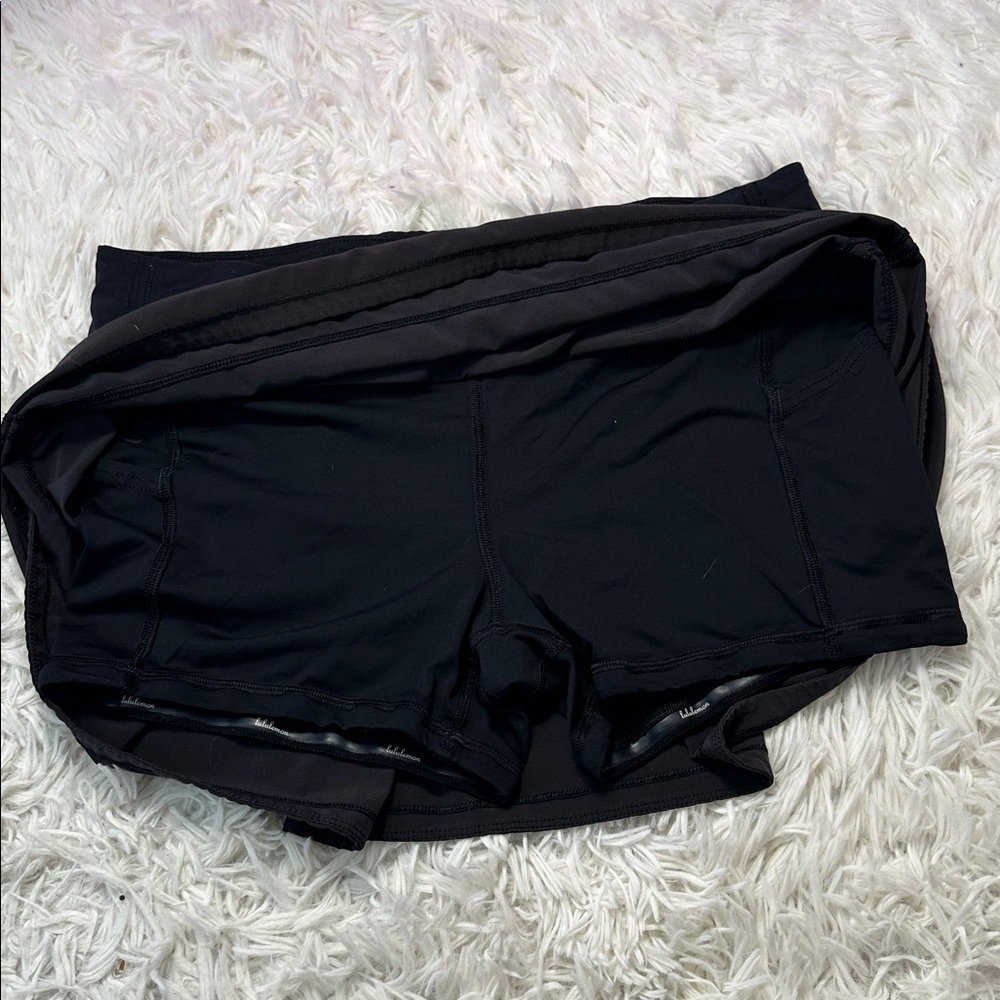 Lululemon Pace Rival Skirt (Regular) *4-way Stretch 13" Black - Picture 2 of 6